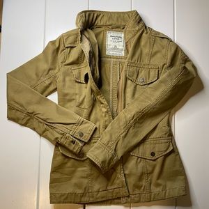 Abercrombie & Fitch Tan Utility Jacket, XS, worn once